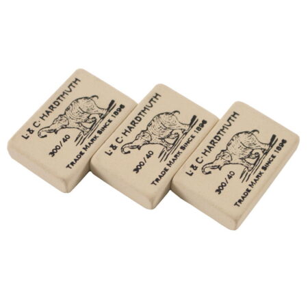 School Stationery Supplies Pencil Eraser Set (3Pcs) - Image 1