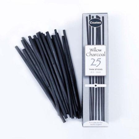 Willow Charcoal Thin 25 Stick Box - Image 1