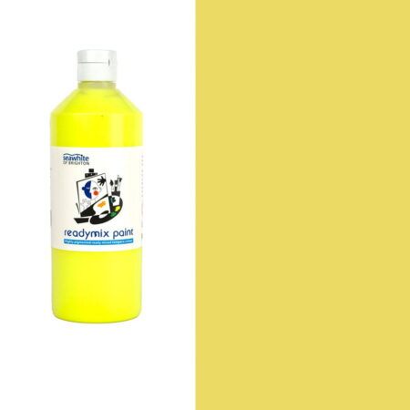 Ready Mix Paint Lemon /500ml bottle - Image 1