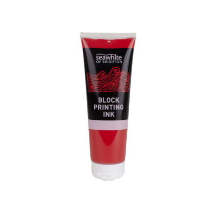 Block Printing Ink Brilliant Red / 250Ml Tube - Image 1