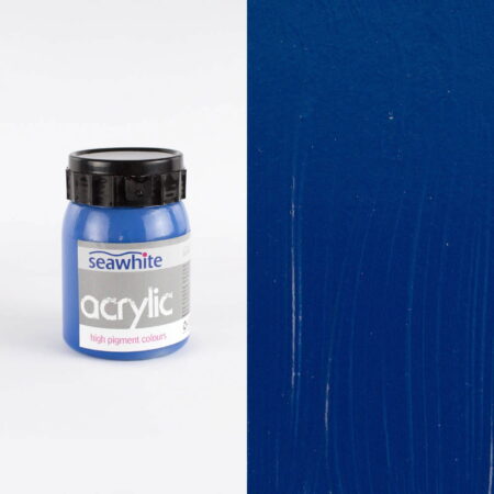 500Ml Acrylic Paint Bottle Primary Cyan - Image 1