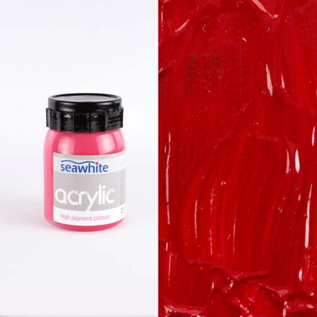 500Ml Acrylic Paint Bottle Primary Red (Magenta) - Image 1