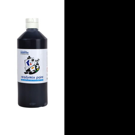 Ready Mix Paint Black /500Ml Bottle - Image 1