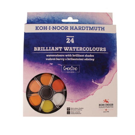 Anilinky Watercolour  24 Brilliant Colour 4 Disc Set