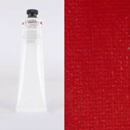 School Stationery Supplies SW Oil Paint 200ml Tube - Scarlet Lake - Image 1