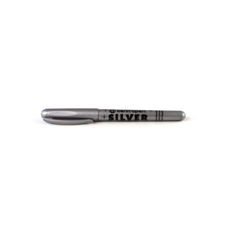Centropen Silver Metallic Permanent Marker 1.5-3Mm Box Of 10