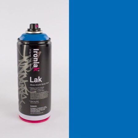 Ironlak Acrylic Spray Paint 400Ml Can - Smurf *P* - Image 1