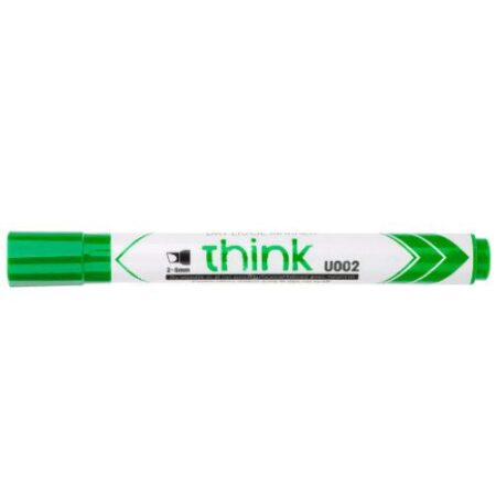 School Stationery Supplies Deli Think Whiteboard Marker Chisel Tip, U002, 2-5MM Pack Of 12 Pcs - Image 4